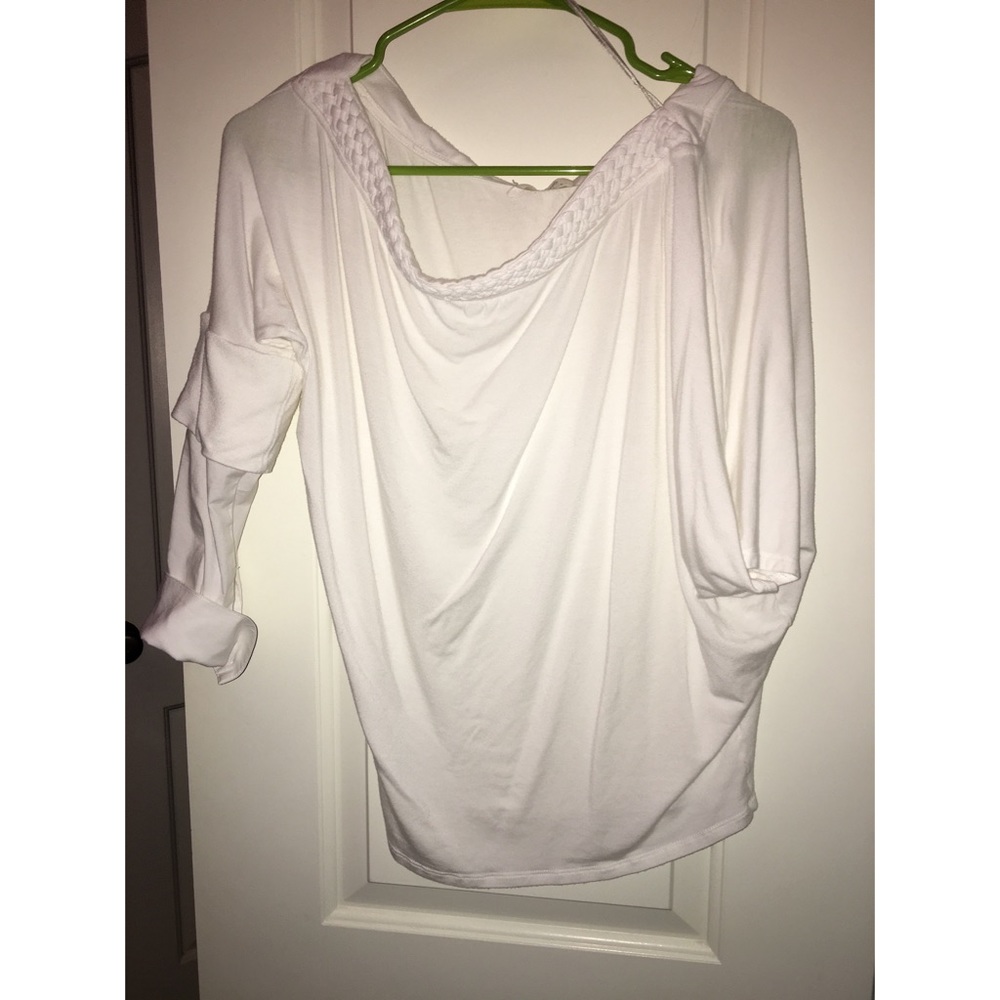 asymmetrical white top